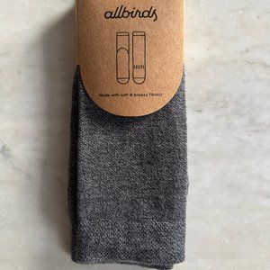 Allbirds Trino Tubers Crew Socks - Onyx Gray - Large